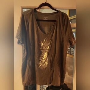 Lane Bryant V-Neck T-Shirt